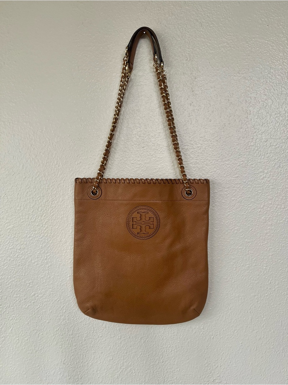 Tory Burch Marion Leather Chain-Handle Shoulder Bag